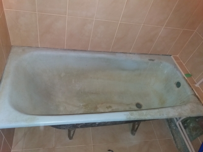 Восстановление чугунной ванны акрилом в Тернополе